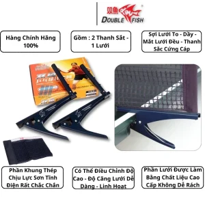 Cọc Lưới Bóng Bàn Double Fish DF-2001A - Hàng Chính Hãng